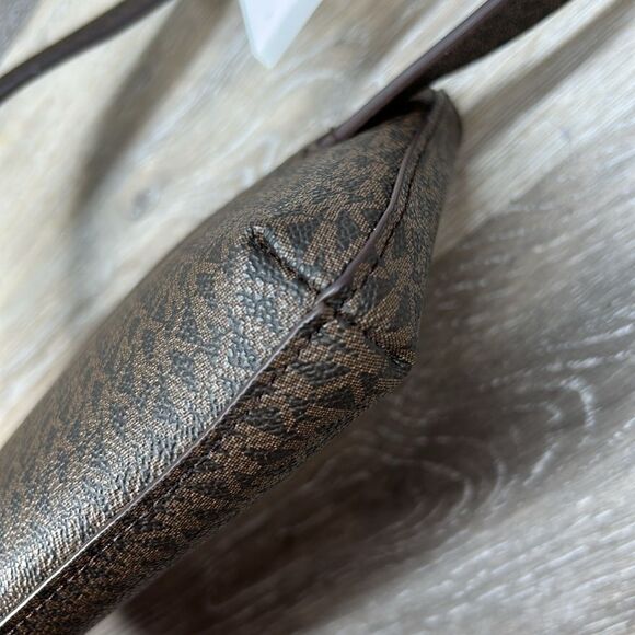 0327 NWT Michael Kors jet set brown belt waist bag L/XL - Picture 6 of 7